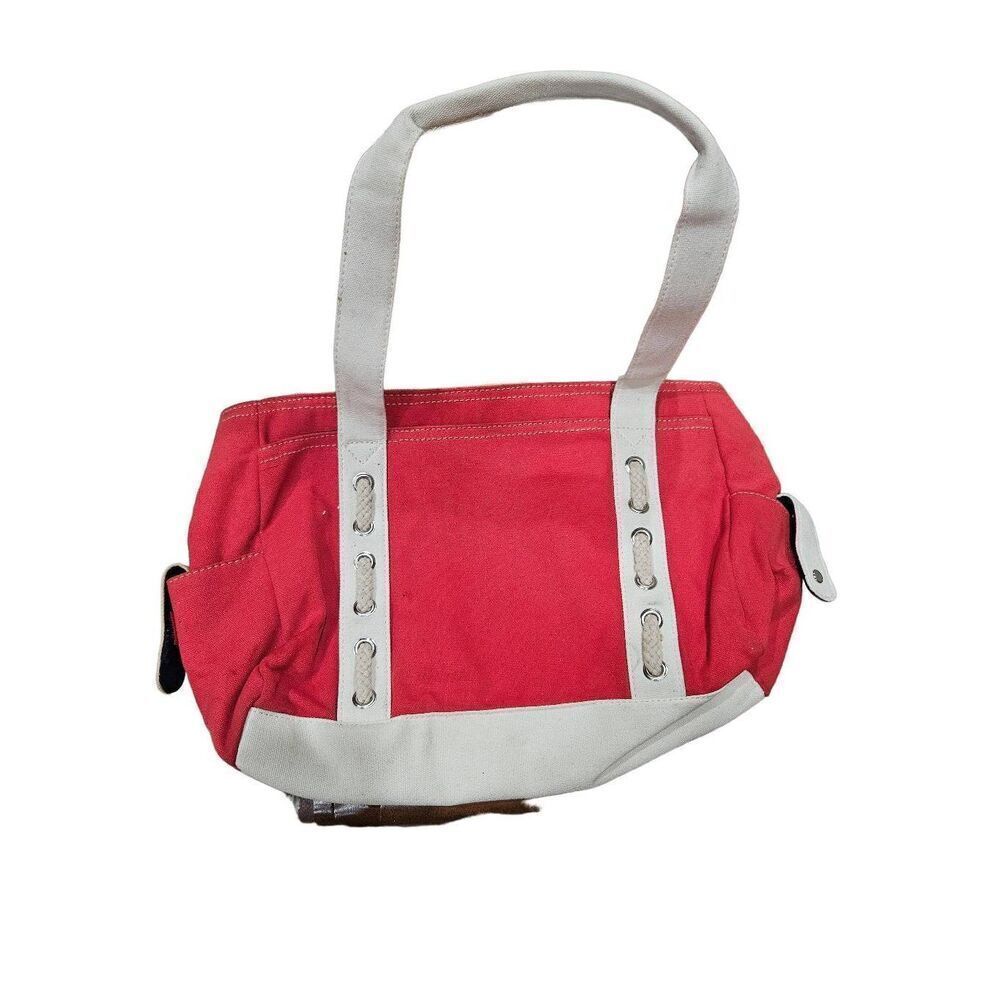 Red beach bag